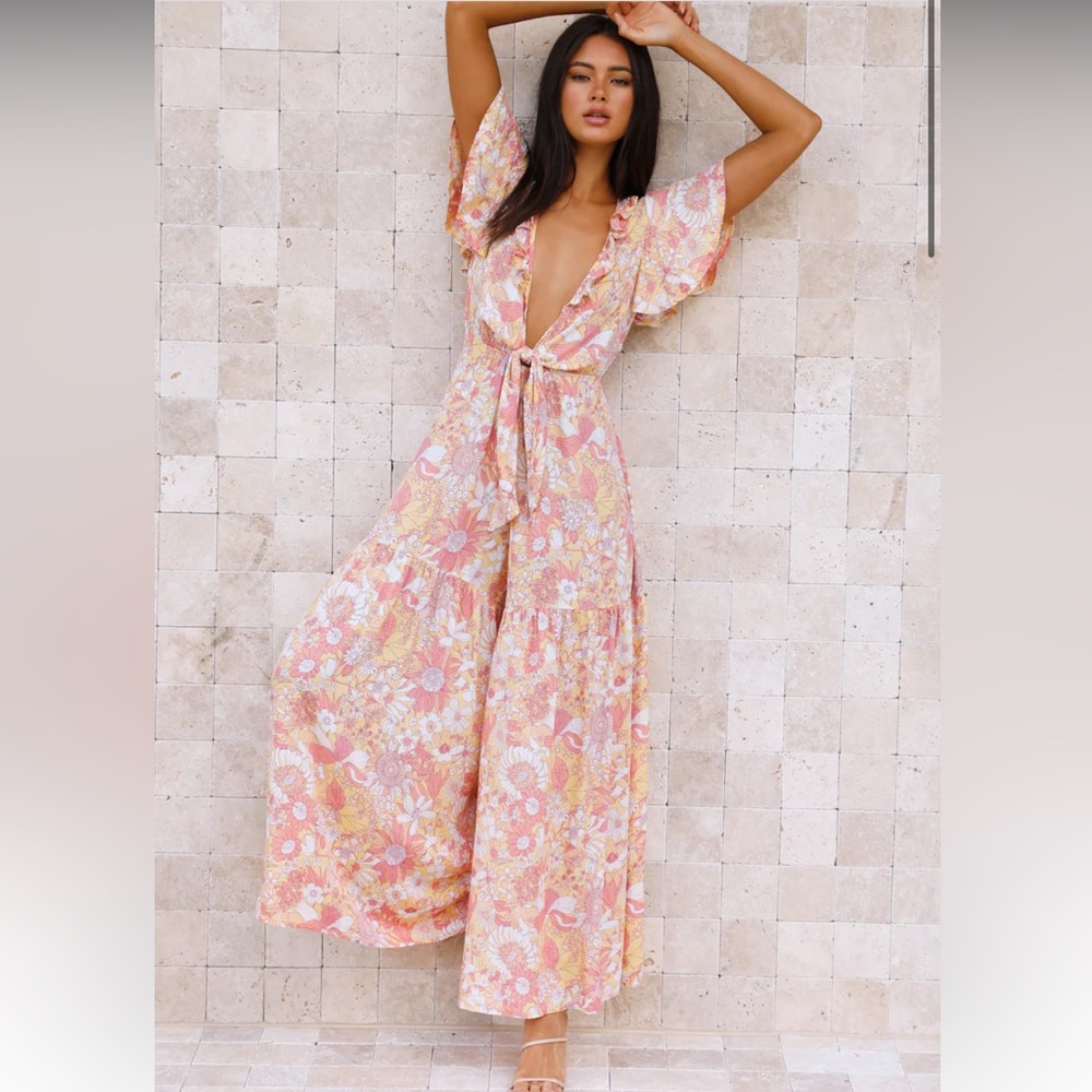 Hello Molly Floral Jumpsuit - US Size 6